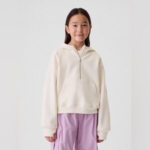 Gap Fast Scuba Ivory Frost Size XL 12 Half-Zip Hoodie